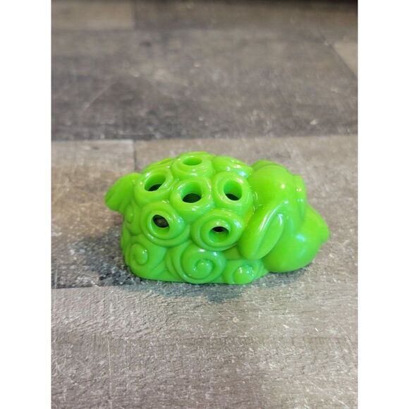 Green Play-Doh sheep hair animal zoo toy figure - Picture 3 of 5